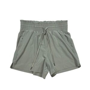 Abercrombie & Fitch Women's Green Elastic Waistband Shorts Size Small